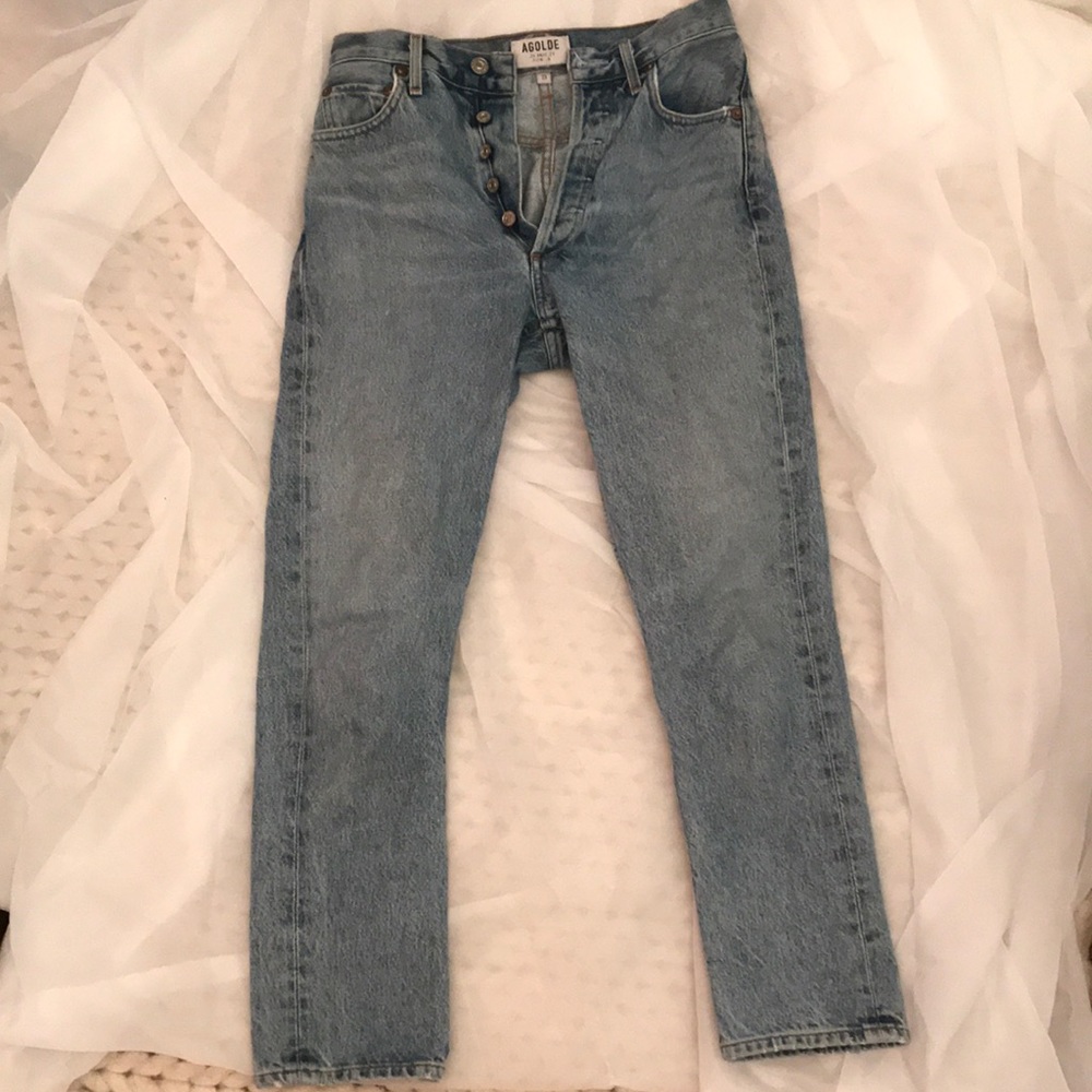 Agolde Premium Denim. Size 23, color: renewal